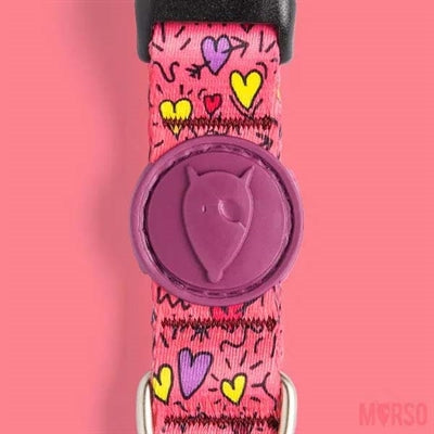 Morso Dog Collar Recycled Pink Think Roze