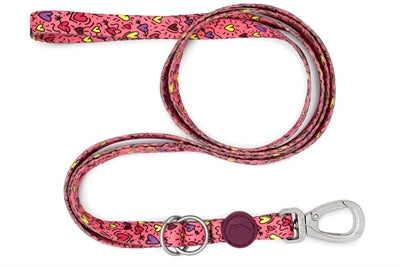 Morso Adjustable Dog Lead Recycled Pink Think Roze