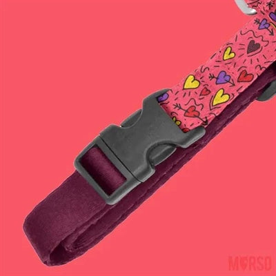 Morso Dog Harness H-Harness Recycled Pink Think Pink