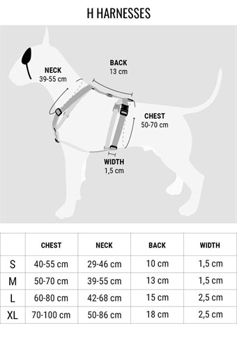 Morso Dog Harness H-Harness Recycled Pink Think Pink