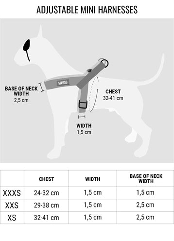 Morso Mini Dog Harness Adjustable Recycled Pink Think Pink