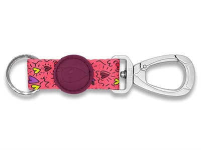 Morso Key Cord Keyring Recycled Pink Think Pink