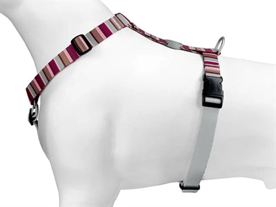Morso Dog Harness H-Harness Recycled Skyline Red / Pink