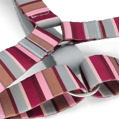 Morso Dog Harness H-Harness Recycled Skyline Red / Pink