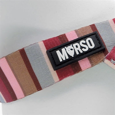 Morso Mini Dog Harness Adjustable Recycled Skyline Red / Pink
