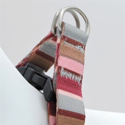 Morso Mini Dog Harness Adjustable Recycled Skyline Red / Pink