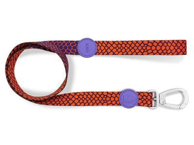 Morso Dog Lead Recycled Urban Lizard Red