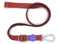 Morso Adjustable Dog Lead Recycled Urban Lizard Red