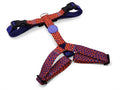 Morso Dog Harness H-Harness Recycled Urban Lizard Red