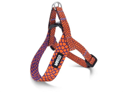 Morso Mini Dog Harness Adjustable Recycled Urban Lizard Red