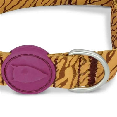 Morso Dog Collar Recycled Jungle Drum Orange