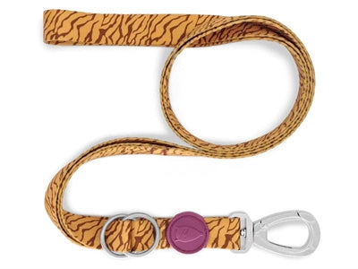 Morso Dog Lead Adjustable Recycled Jungle Drum Orange