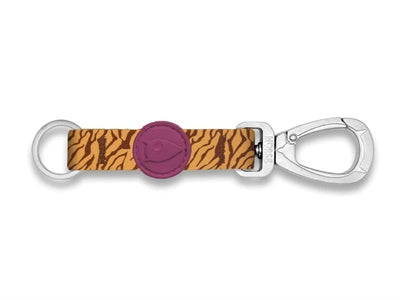 Morso Key Cord Keychain Recycled Jungle Drum Orange