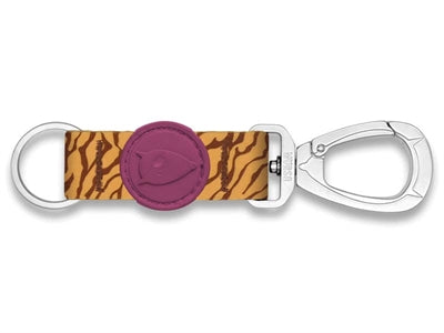 Morso Key Cord Keychain Recycled Jungle Drum Orange