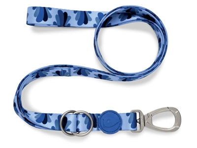 Morso Adjustable Dog Lead Recycled Splash Blue