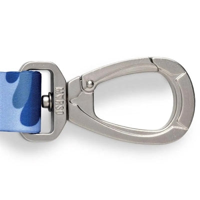 Morso Adjustable Dog Lead Recycled Splash Blue