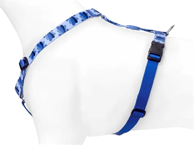 Morso Dog Harness H-Harness Recycled Splash Blue