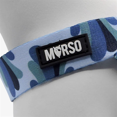 Morso Mini Dog Harness Adjustable Recycled Splash Blue