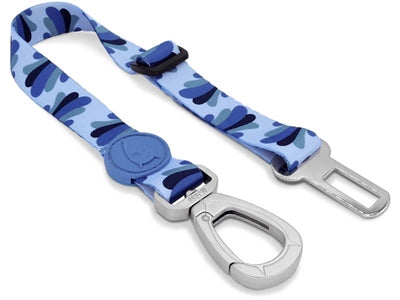 Morso Dog Car Seat Belt Recycled Splash Blue