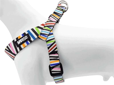 Morso Mini Dog Harness Adjustable Recycled Spaghetti Incident