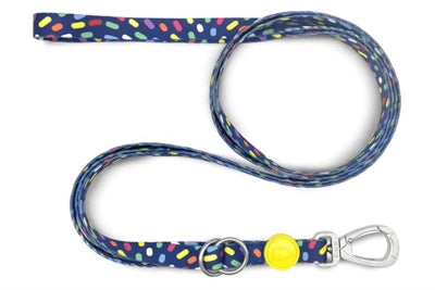 Morso Adjustable Dog Lead Recycled Color Invaders Purple