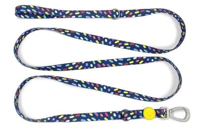 Morso Adjustable Dog Lead Recycled Color Invaders Purple