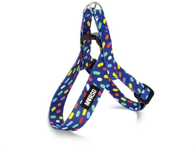 Morso Mini Dog Harness Adjustable Recycled Color Invaders Purple