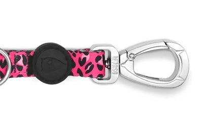 Morso Dog Lead Adjustable Recycled Bubble Leo Pink
