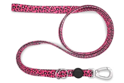 Morso Dog Lead Adjustable Recycled Bubble Leo Pink