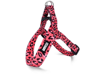Morso Mini Dog Harness Adjustable Recycled Bubble Leo Pink
