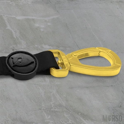 Morso Dog Lead Recycled Gold Caviar Gold