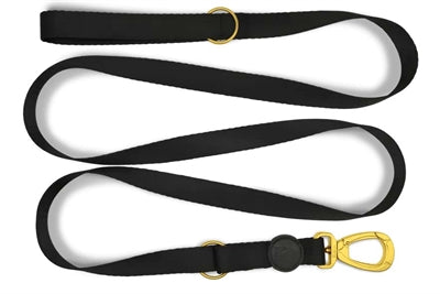 Morso Adjustable Dog Lead Recycled Gold Caviar Gold