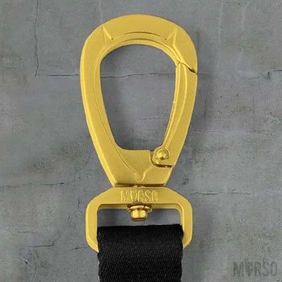 Morso Adjustable Dog Lead Recycled Gold Caviar Gold