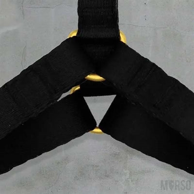Morso Dog Harness H-Harness Recycled Gold Caviar Gold