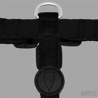 Morso Dog Harness H-Harness Recycled Pureness Black