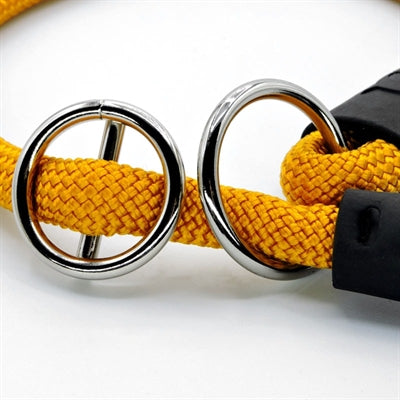 Morso Half Slip Dog Collar Regular Rope Recycled Gold Goud