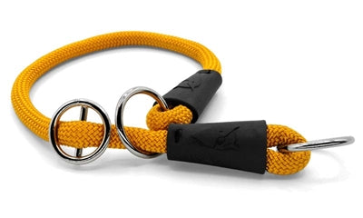 Morso Half Slip Dog Collar Regular Rope Recycled Gold Goud