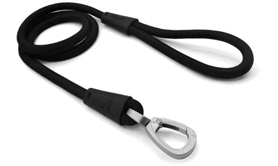 Morso Dog Lead Soft Rope Recycled Black Zwart