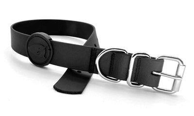 Morso Dog Collar Waterproof Recycled Black Zwart