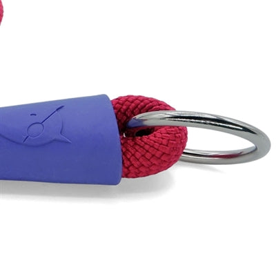 Morso Half Slip Dog Collar Regular Rope Recycled Red Velvet Red