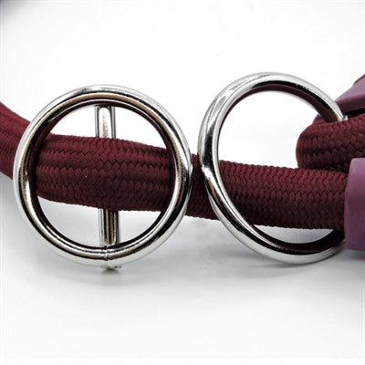 Morso Half Slip Dog Collar Soft Rope Recycled Plum Purple