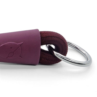 Morso Half Slip Dog Collar Soft Rope Recycled Plum Purple
