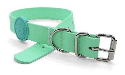 Morso Dog Collar Waterproof Recycled Carribean Green Groen