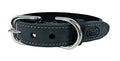 Sazzz Dog Collar Nomad Vintage Leather Anthracite 32-39X2 Cm