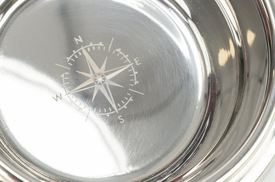 Trixie Be Nordic Set Food Bowl / Water Bowl Wood / Stainless Steel White