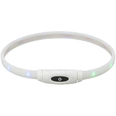 Trixie Light-Up Dog Collar Usb Silicone Rechargeable Multicolour