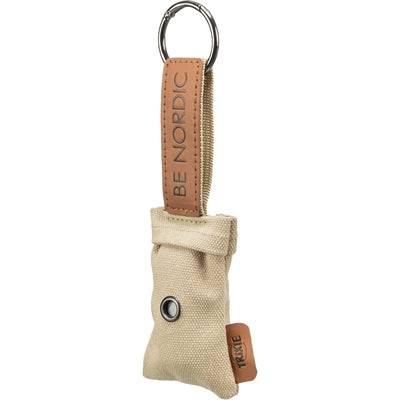Trixie Be Nordic Poop Bag Holder With 20 Poop Bags Sand