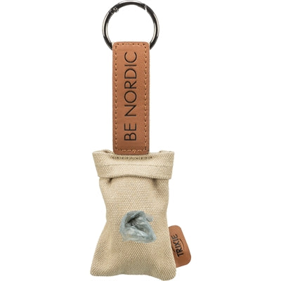 Trixie Be Nordic Poop Bag Holder With 20 Poop Bags Sand