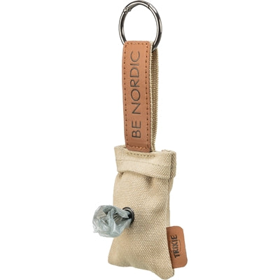 Trixie Be Nordic Poop Bag Holder With 20 Poop Bags Sand