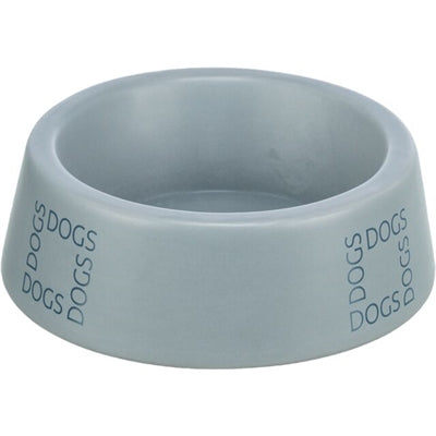 Trixie Food Bowl / Water Bowl Dog Dogs Ceramic Grey Blue